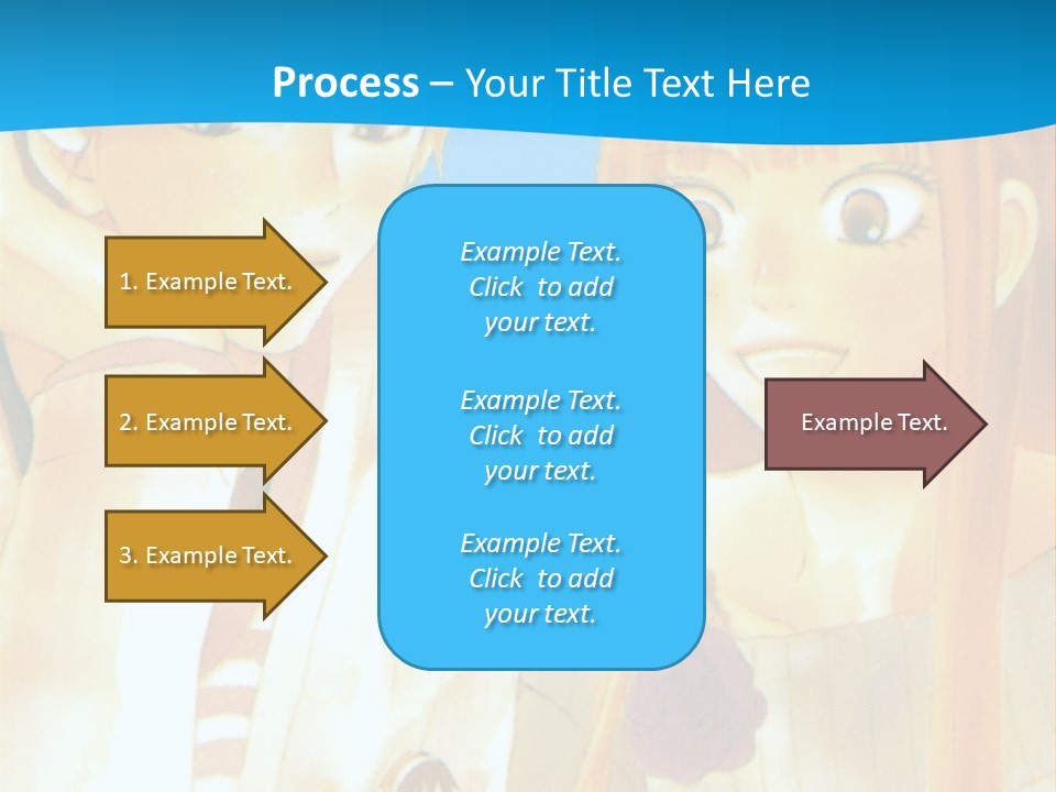 A Couple Of People Sitting At A Table With A Cake In Front Of Them PowerPoint Template
