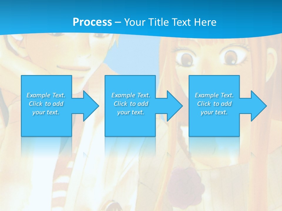 A Couple Of People Sitting At A Table With A Cake In Front Of Them PowerPoint Template