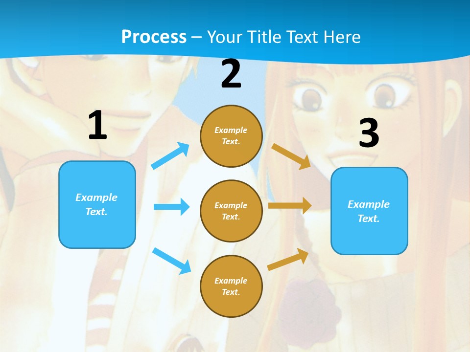 A Couple Of People Sitting At A Table With A Cake In Front Of Them PowerPoint Template