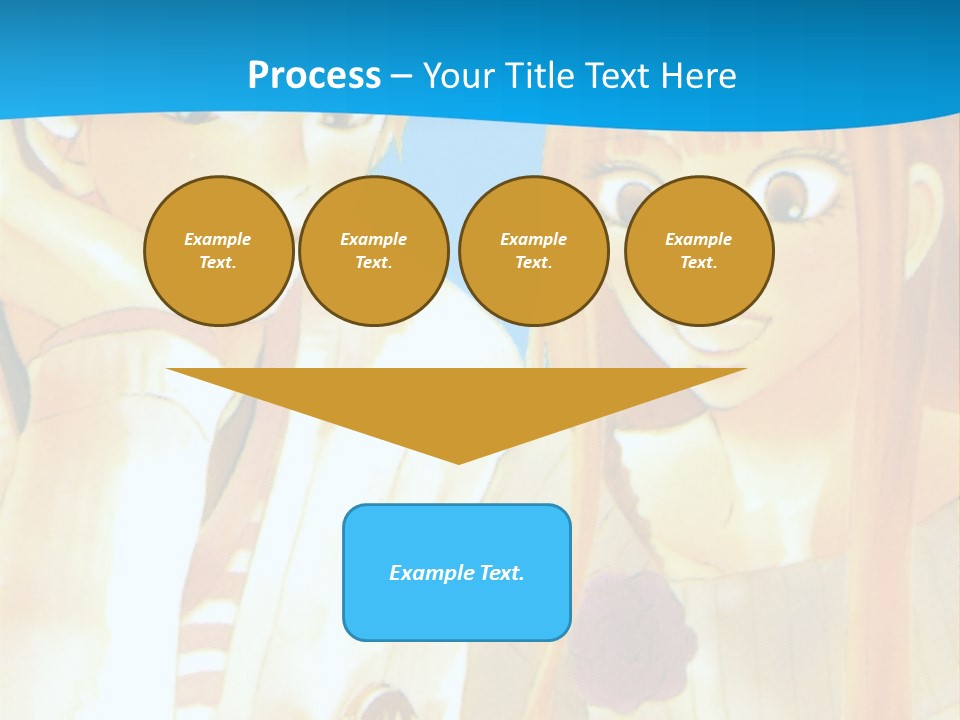 A Couple Of People Sitting At A Table With A Cake In Front Of Them PowerPoint Template