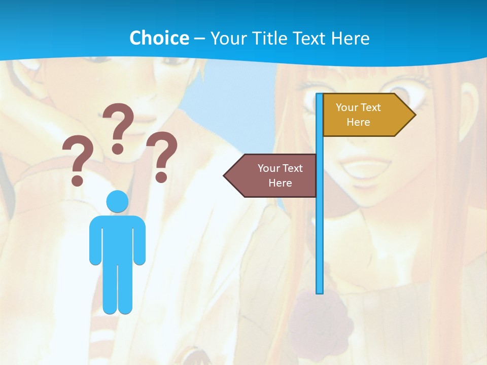 A Couple Of People Sitting At A Table With A Cake In Front Of Them PowerPoint Template