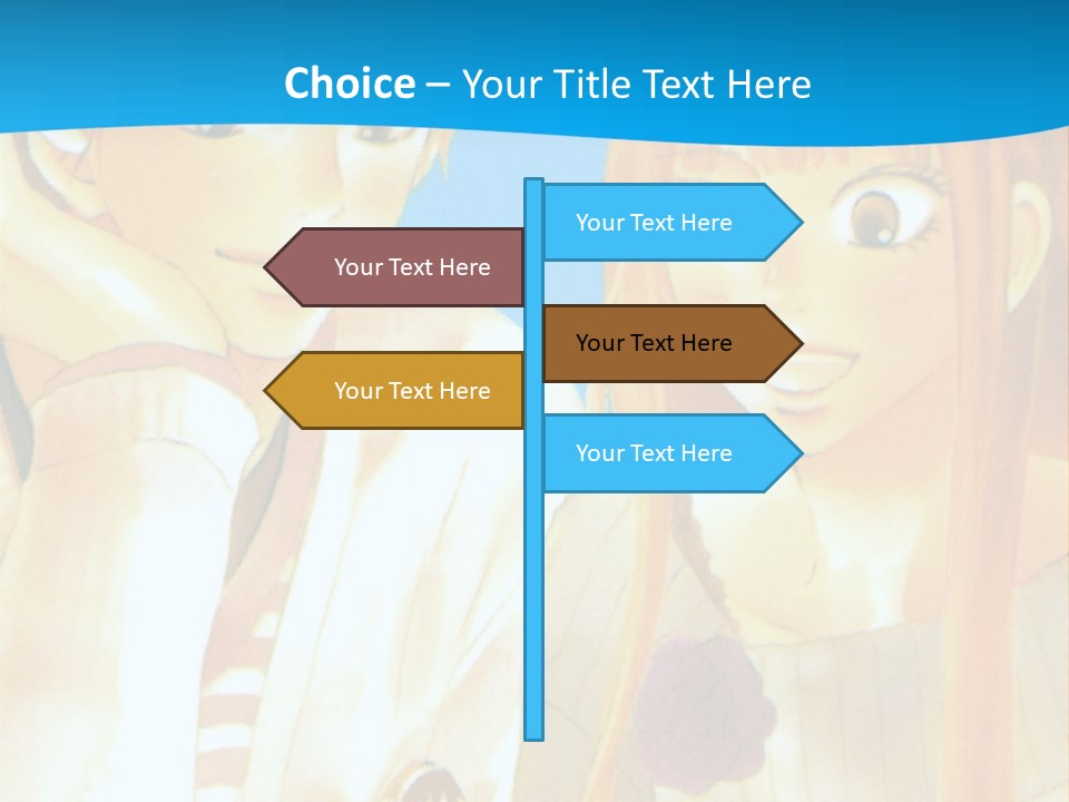 A Couple Of People Sitting At A Table With A Cake In Front Of Them PowerPoint Template