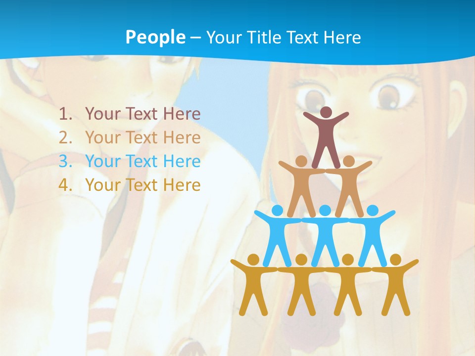 A Couple Of People Sitting At A Table With A Cake In Front Of Them PowerPoint Template