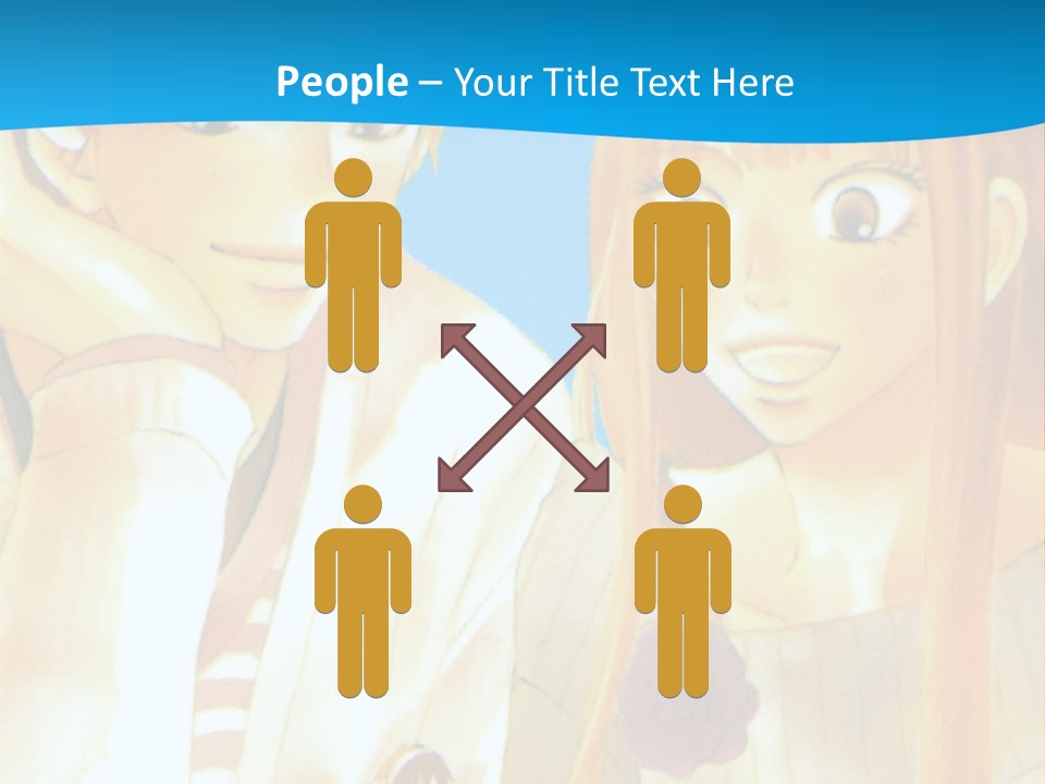 A Couple Of People Sitting At A Table With A Cake In Front Of Them PowerPoint Template