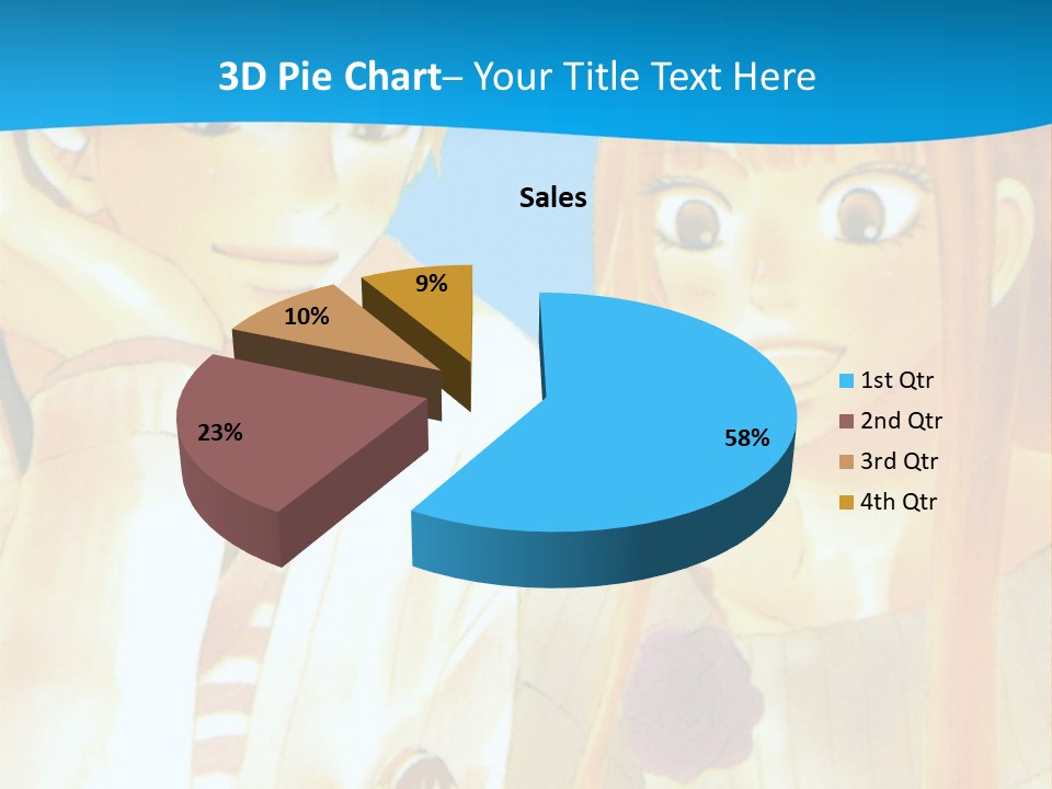 A Couple Of People Sitting At A Table With A Cake In Front Of Them PowerPoint Template