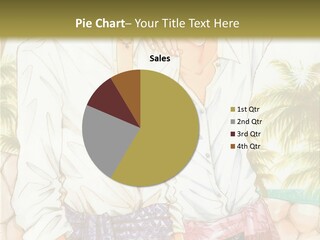 A Couple Of People Standing Next To Each Other PowerPoint Template