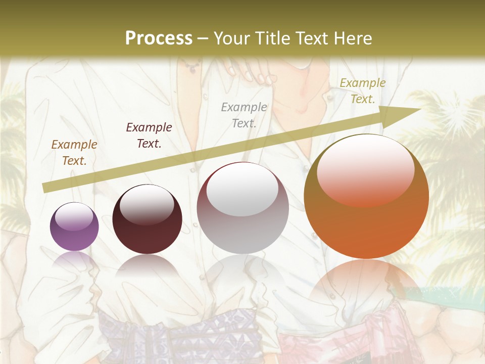 A Couple Of People Standing Next To Each Other PowerPoint Template