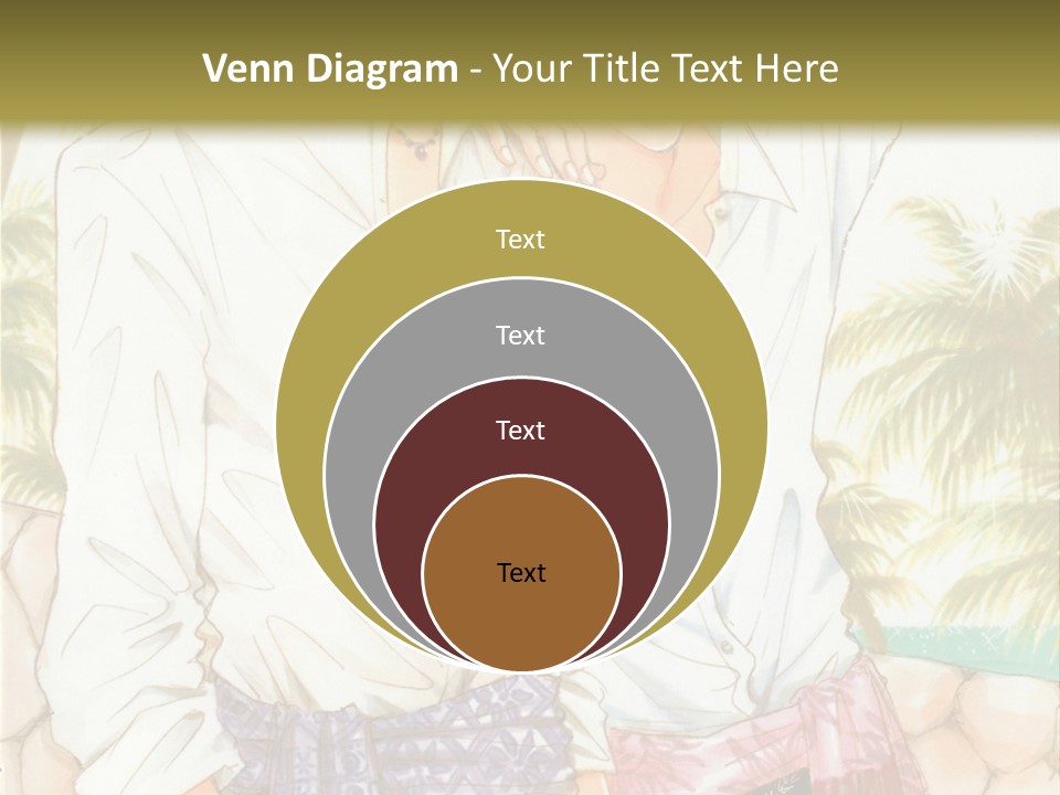 A Couple Of People Standing Next To Each Other PowerPoint Template