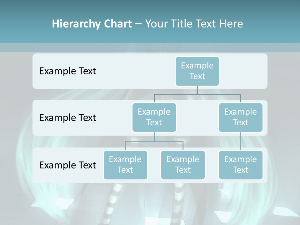 A Girl With Long Hair Is Standing In Front Of A Blue Background PowerPoint Template