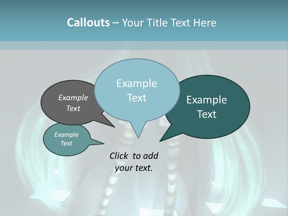 A Girl With Long Hair Is Standing In Front Of A Blue Background PowerPoint Template