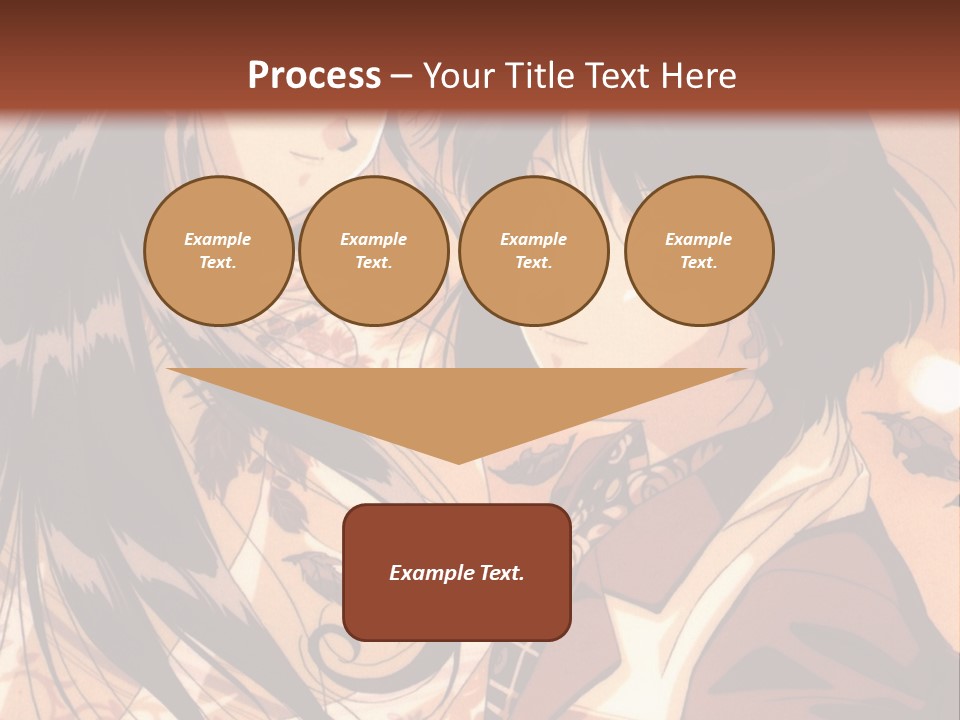 A Couple Of People That Are Standing Next To Each Other PowerPoint Template