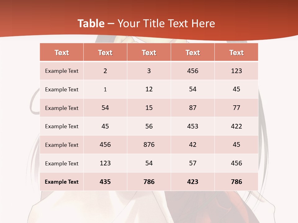 A Girl With Long Hair Holding A Sword PowerPoint Template