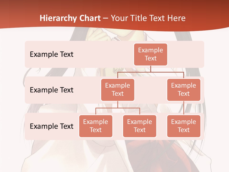 A Girl With Long Hair Holding A Sword PowerPoint Template