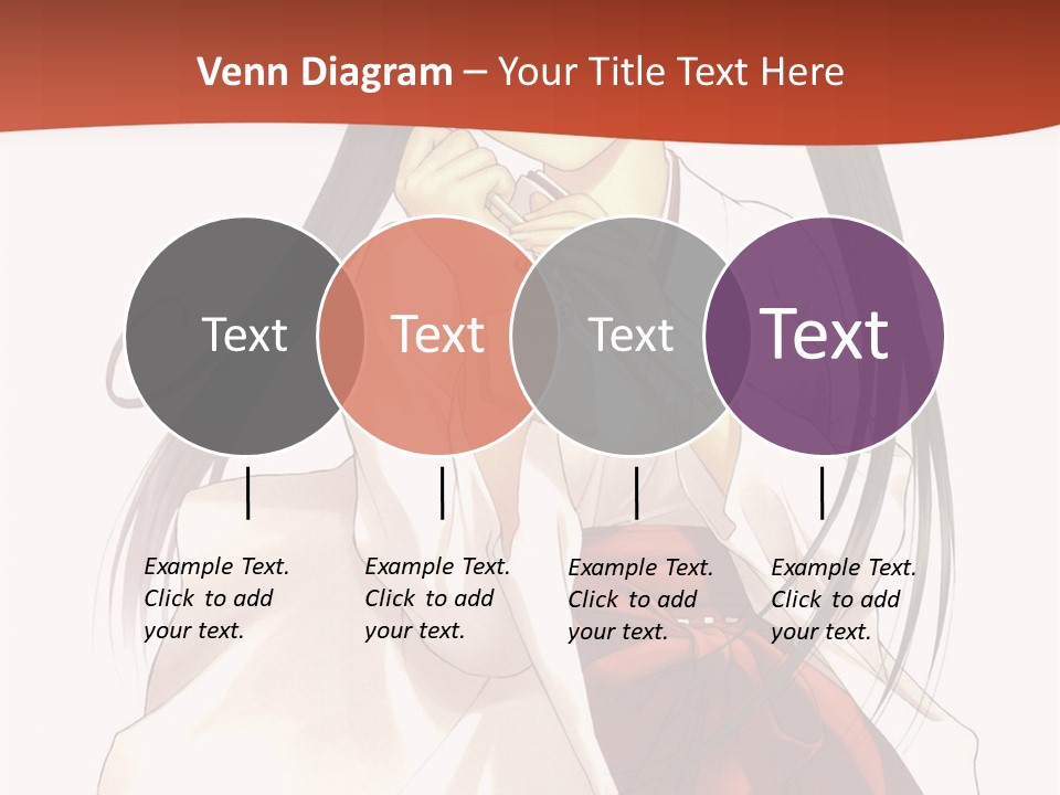 A Girl With Long Hair Holding A Sword PowerPoint Template