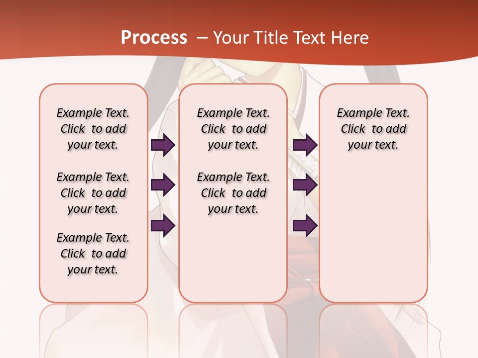 A Girl With Long Hair Holding A Sword PowerPoint Template