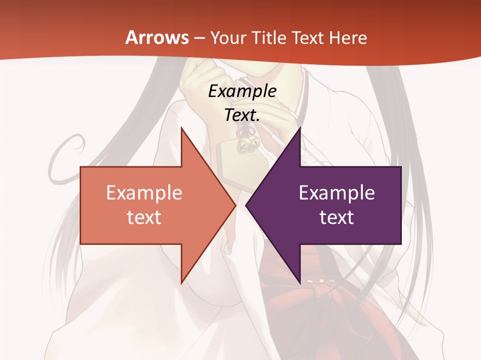 A Girl With Long Hair Holding A Sword PowerPoint Template