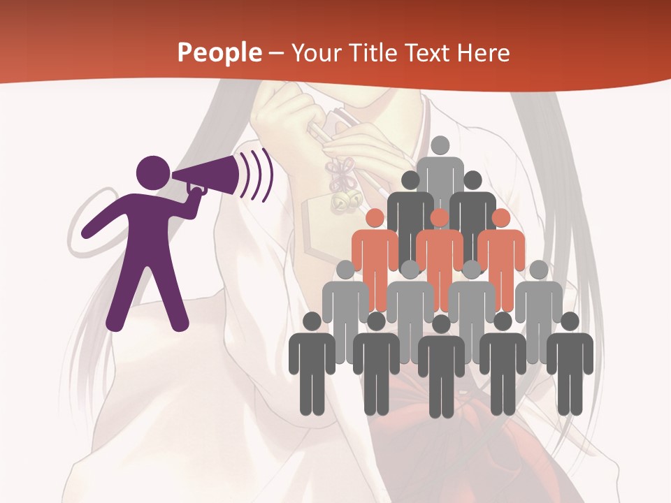 A Girl With Long Hair Holding A Sword PowerPoint Template