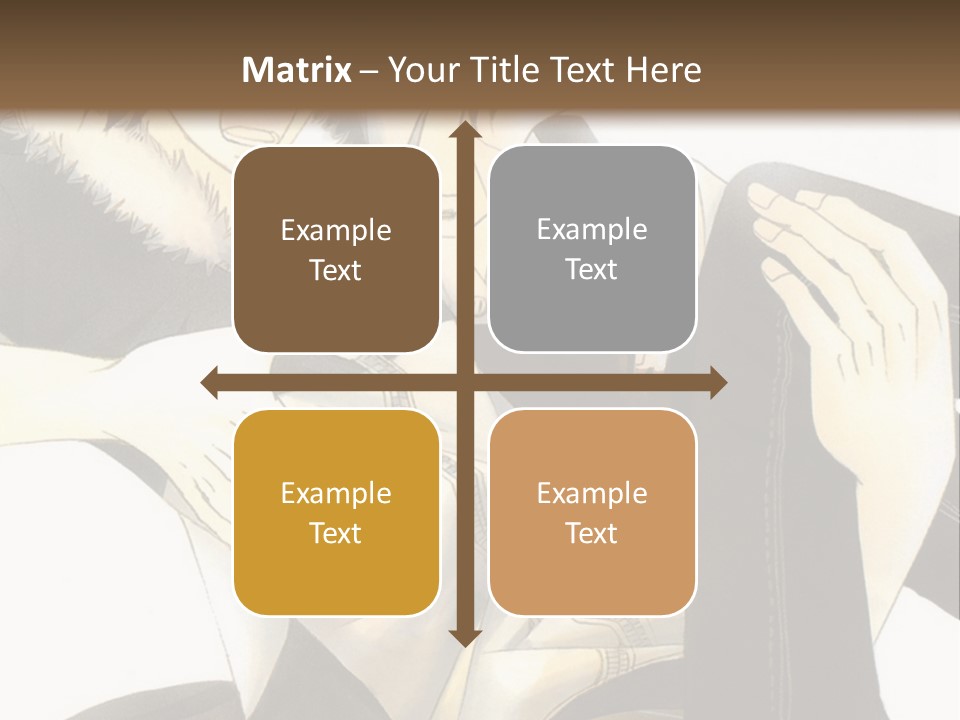 A Couple Of People That Are Hugging Each Other PowerPoint Template