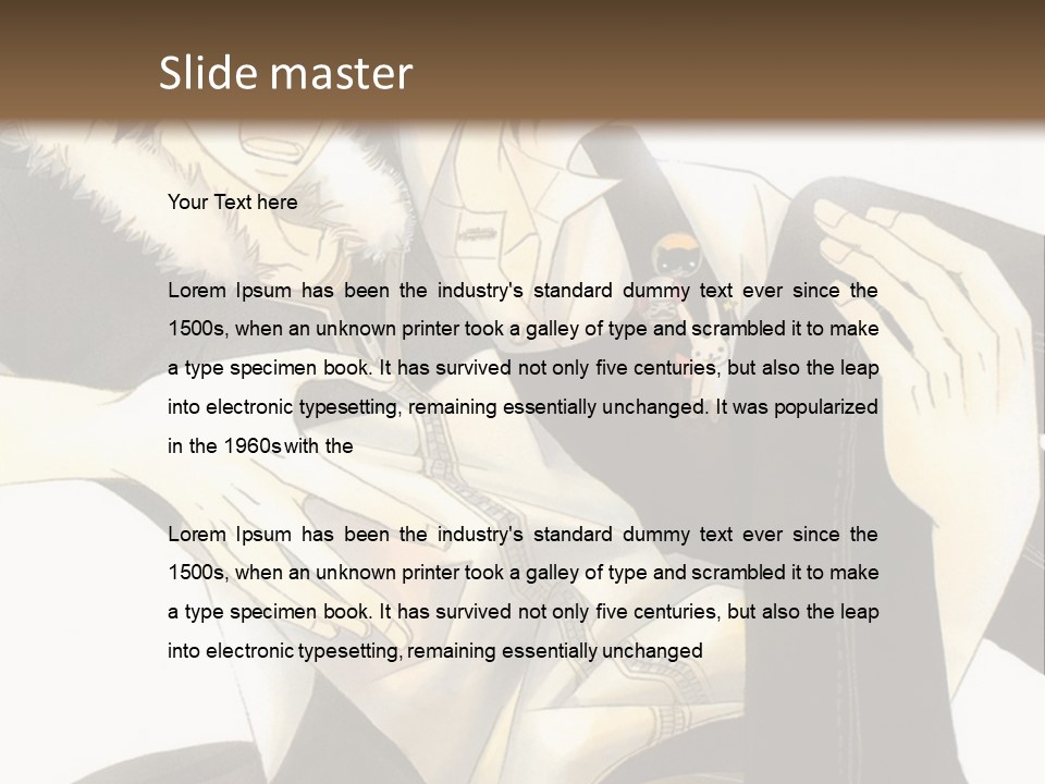 A Couple Of People That Are Hugging Each Other PowerPoint Template