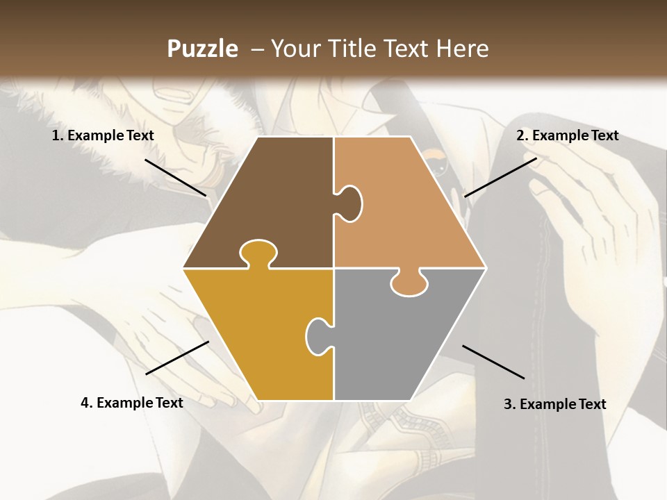 A Couple Of People That Are Hugging Each Other PowerPoint Template