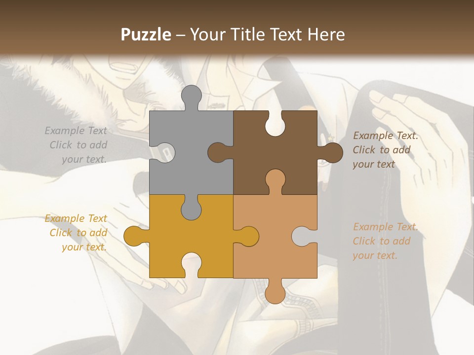 A Couple Of People That Are Hugging Each Other PowerPoint Template