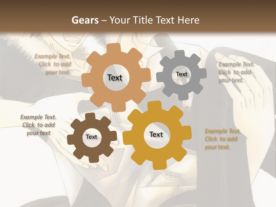 A Couple Of People That Are Hugging Each Other PowerPoint Template