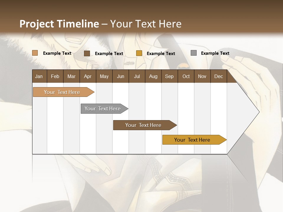 A Couple Of People That Are Hugging Each Other PowerPoint Template