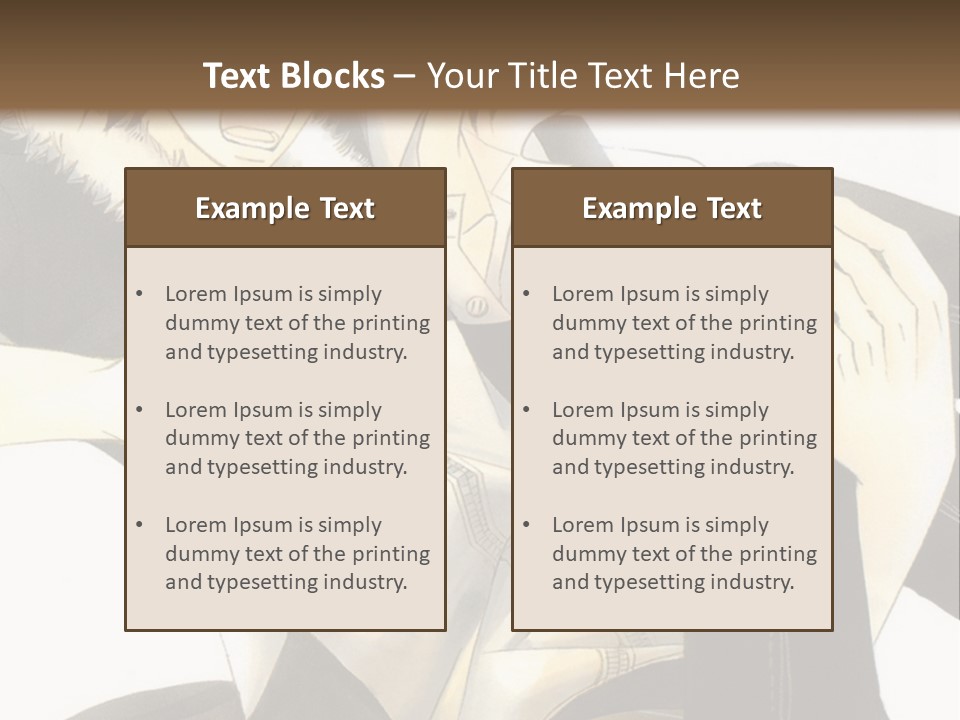 A Couple Of People That Are Hugging Each Other PowerPoint Template