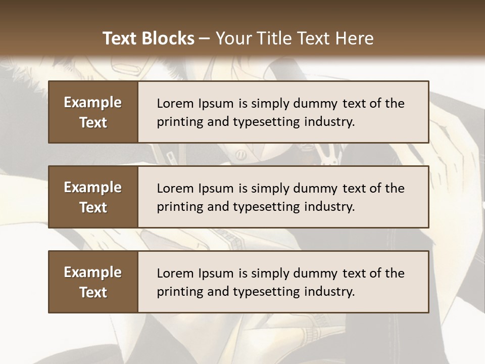 A Couple Of People That Are Hugging Each Other PowerPoint Template