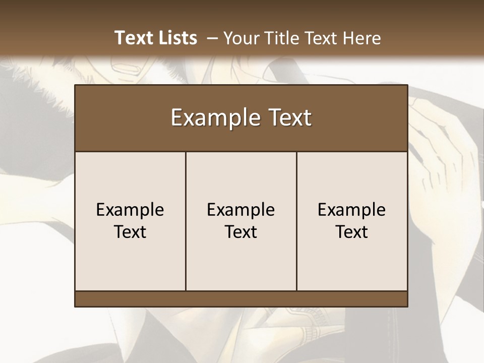 A Couple Of People That Are Hugging Each Other PowerPoint Template