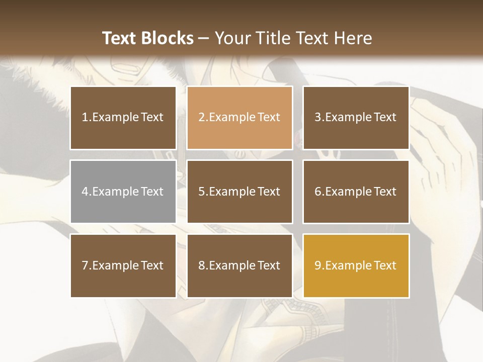 A Couple Of People That Are Hugging Each Other PowerPoint Template