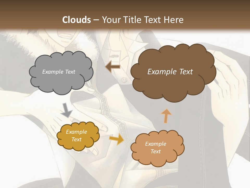 A Couple Of People That Are Hugging Each Other PowerPoint Template