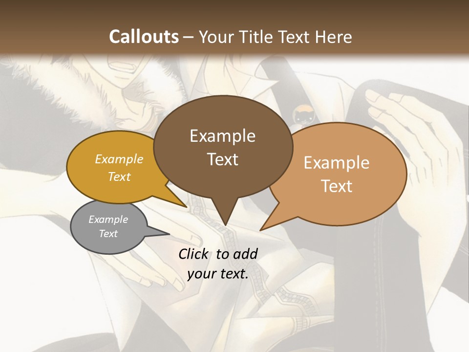 A Couple Of People That Are Hugging Each Other PowerPoint Template