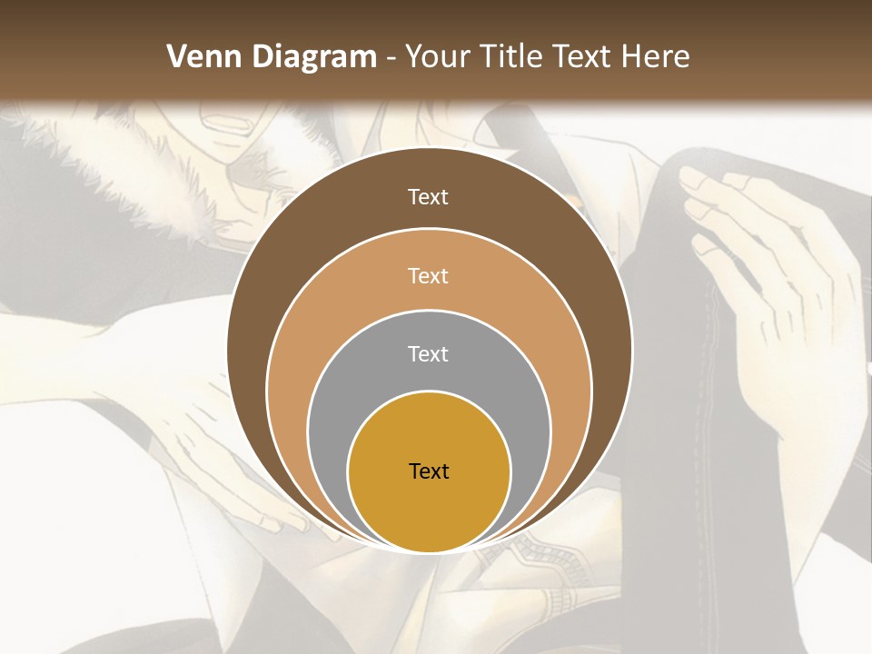 A Couple Of People That Are Hugging Each Other PowerPoint Template