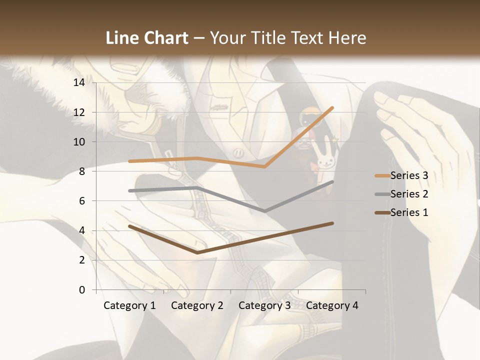 A Couple Of People That Are Hugging Each Other PowerPoint Template