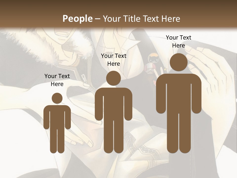 A Couple Of People That Are Hugging Each Other PowerPoint Template