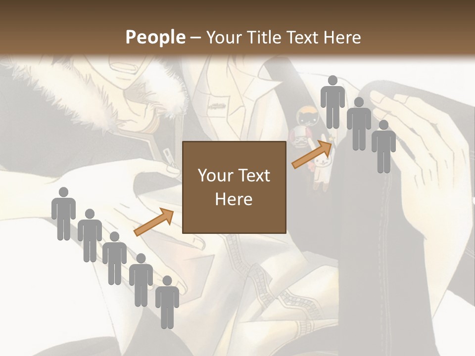 A Couple Of People That Are Hugging Each Other PowerPoint Template