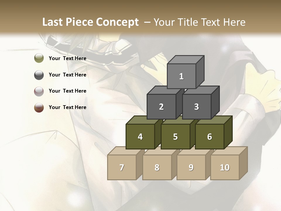 A Couple Of Anime Characters Hugging Each Other PowerPoint Template