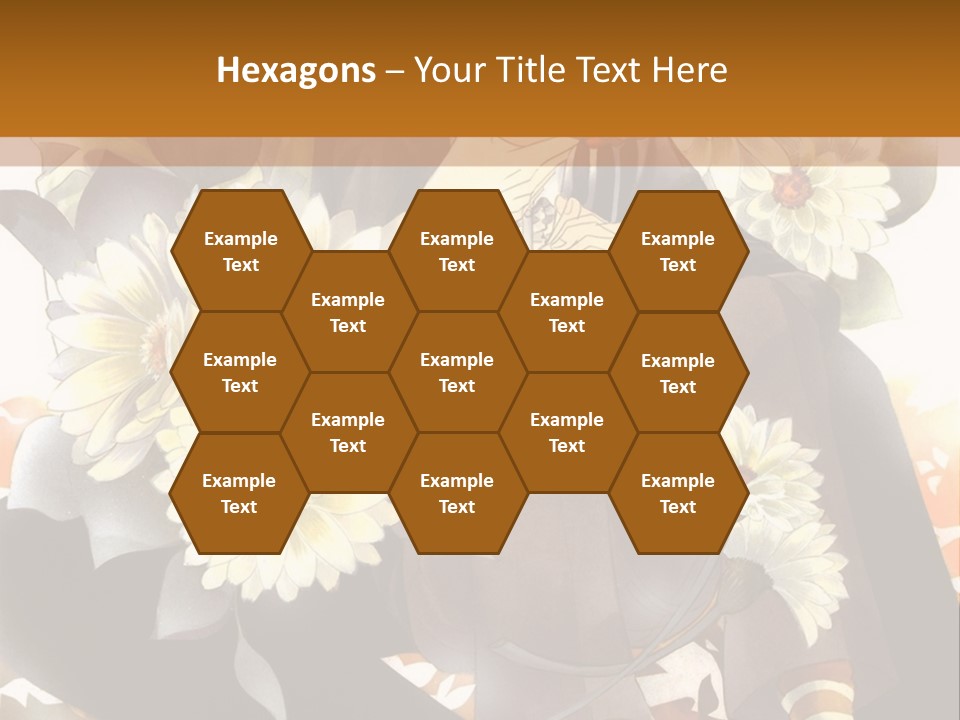 A Woman Sitting On A Tree With Flowers In Her Hand PowerPoint Template