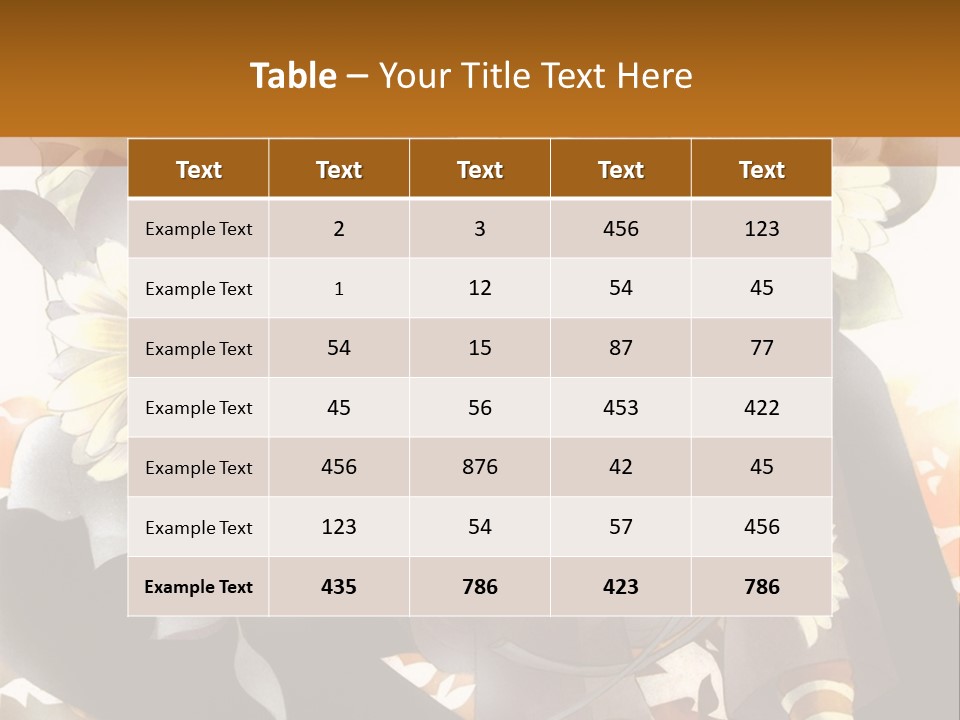 A Woman Sitting On A Tree With Flowers In Her Hand PowerPoint Template