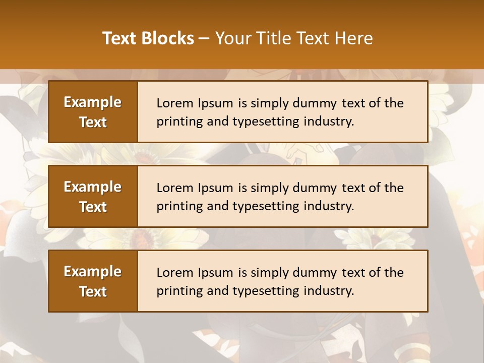 A Woman Sitting On A Tree With Flowers In Her Hand PowerPoint Template