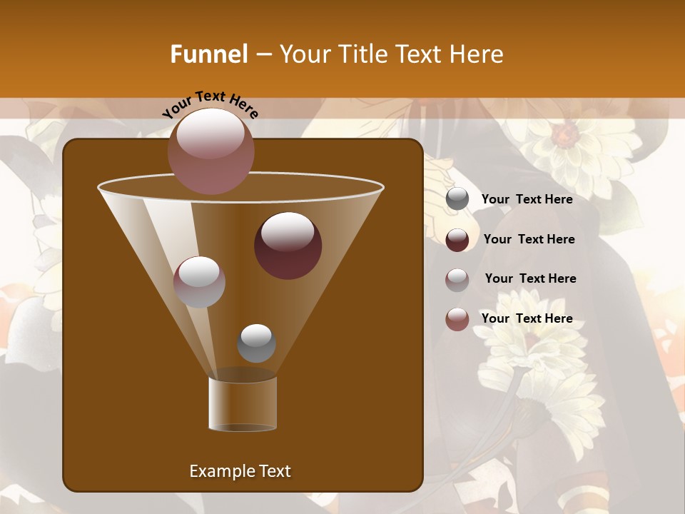 A Woman Sitting On A Tree With Flowers In Her Hand PowerPoint Template