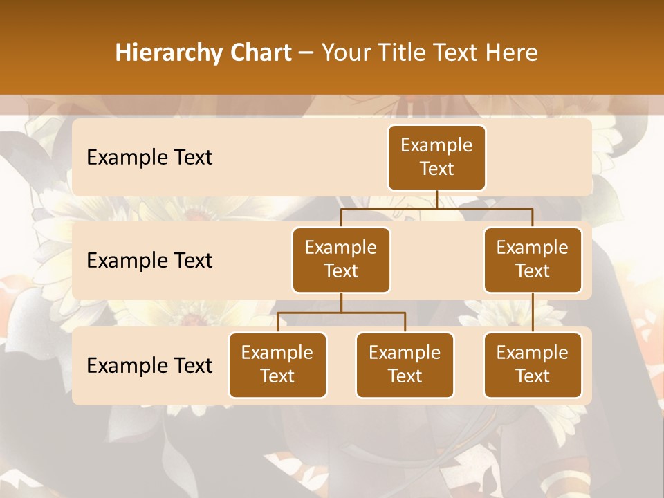 A Woman Sitting On A Tree With Flowers In Her Hand PowerPoint Template