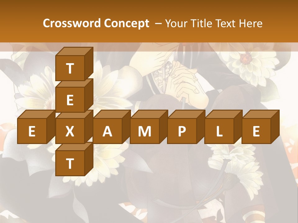 A Woman Sitting On A Tree With Flowers In Her Hand PowerPoint Template