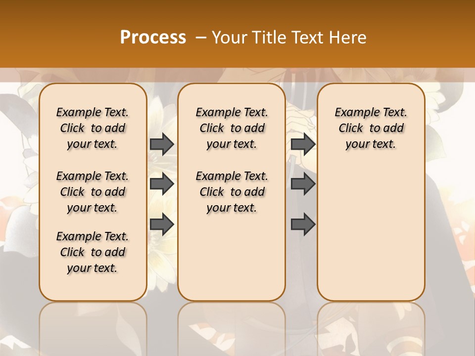 A Woman Sitting On A Tree With Flowers In Her Hand PowerPoint Template