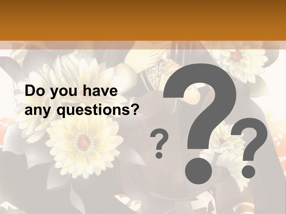 A Woman Sitting On A Tree With Flowers In Her Hand PowerPoint Template