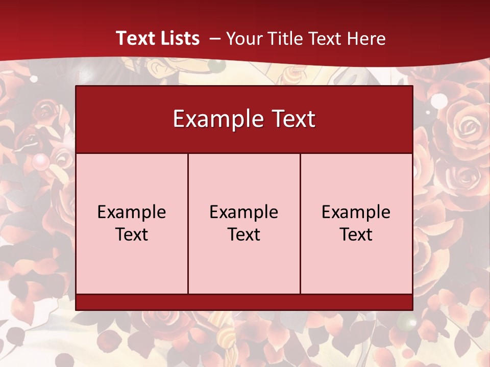 A Man And A Woman Are Hugging With Roses On Them PowerPoint Template