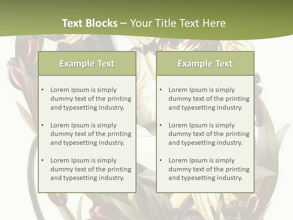 A Couple Of People Sitting Next To Each Other PowerPoint Template
