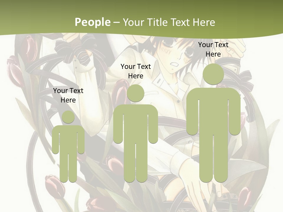 A Couple Of People Sitting Next To Each Other PowerPoint Template