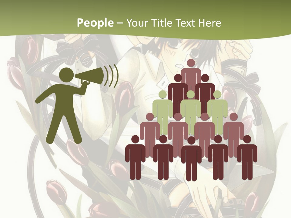 A Couple Of People Sitting Next To Each Other PowerPoint Template